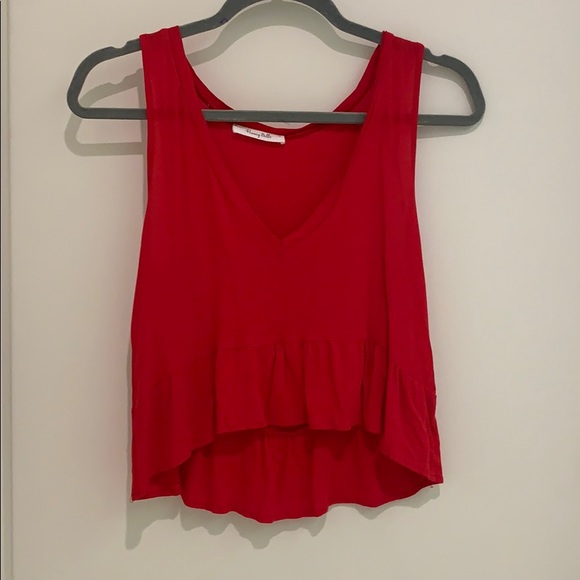 Honey Belle Tops - Red Tanktop